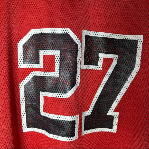 Wisconsin Badgers Red Football Jersey #27 NCAA - Picture 6 of 9